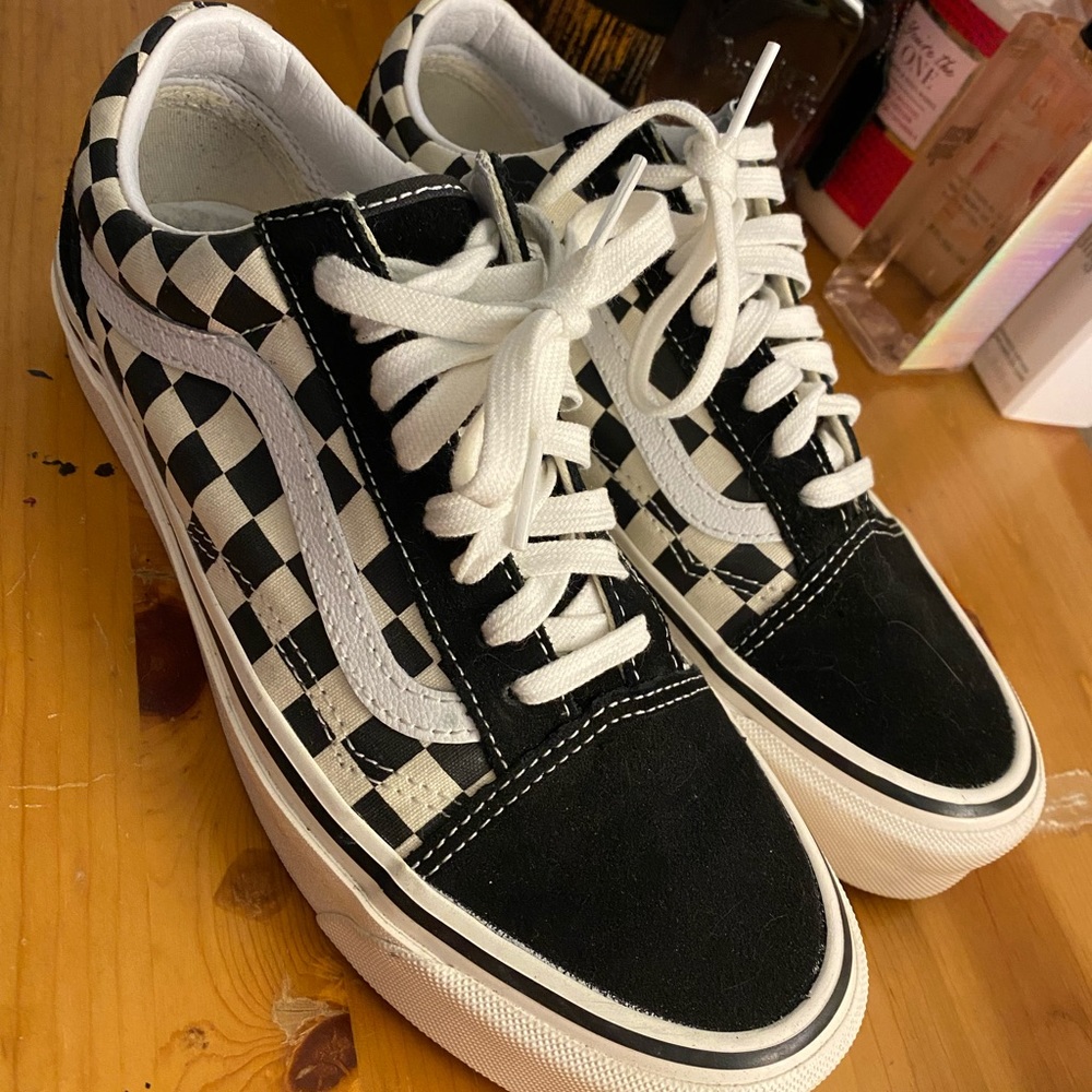Checkered Vans